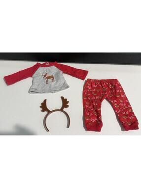American Girl Festive Reindeer Pjs